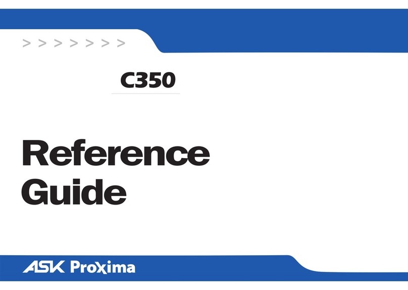 Ask Proxima C350 User manual