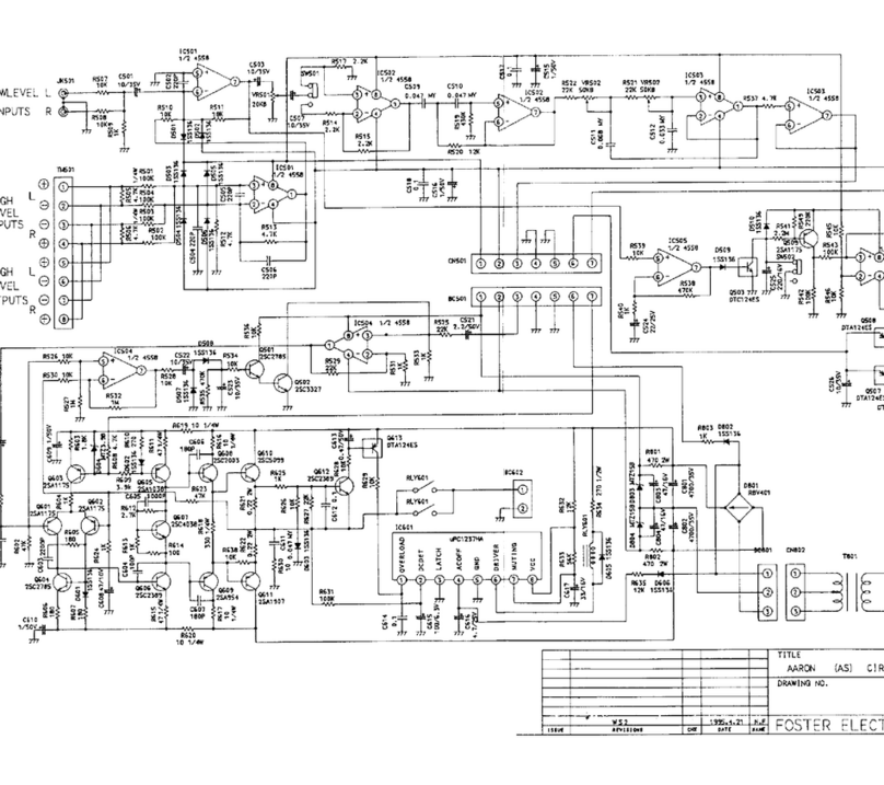 Aaron SUB-120 Mark I Circuit diagrams