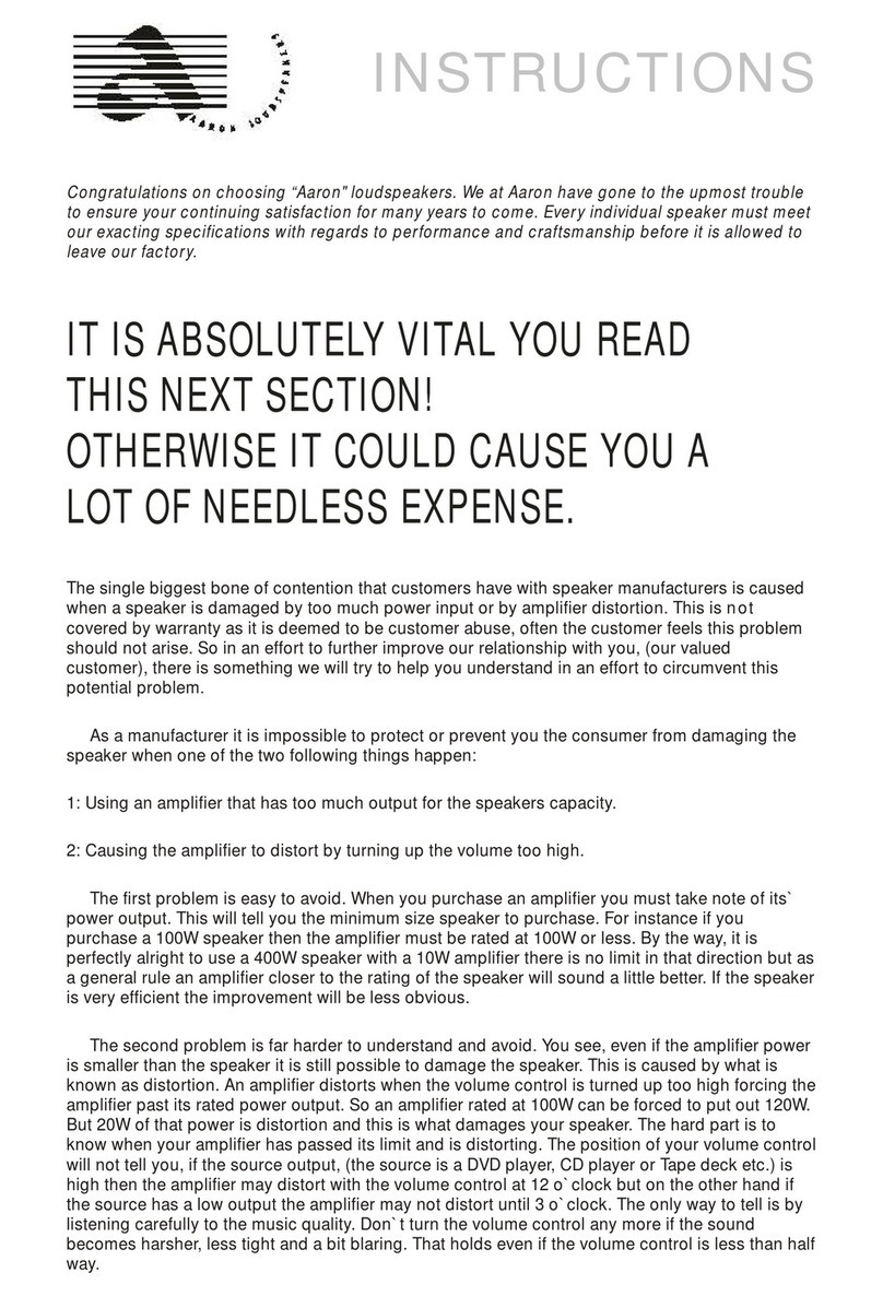Aaron SAT-60 User manual