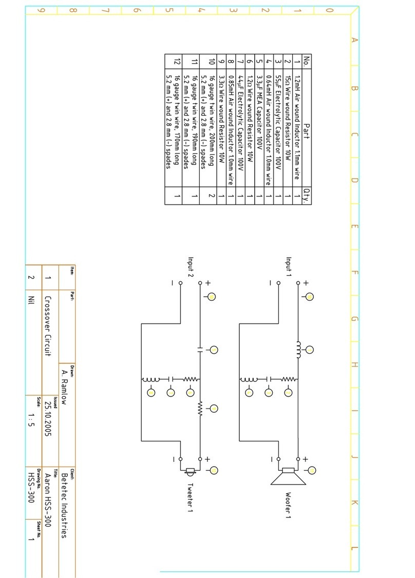 Aaron HSS-300 Diagram