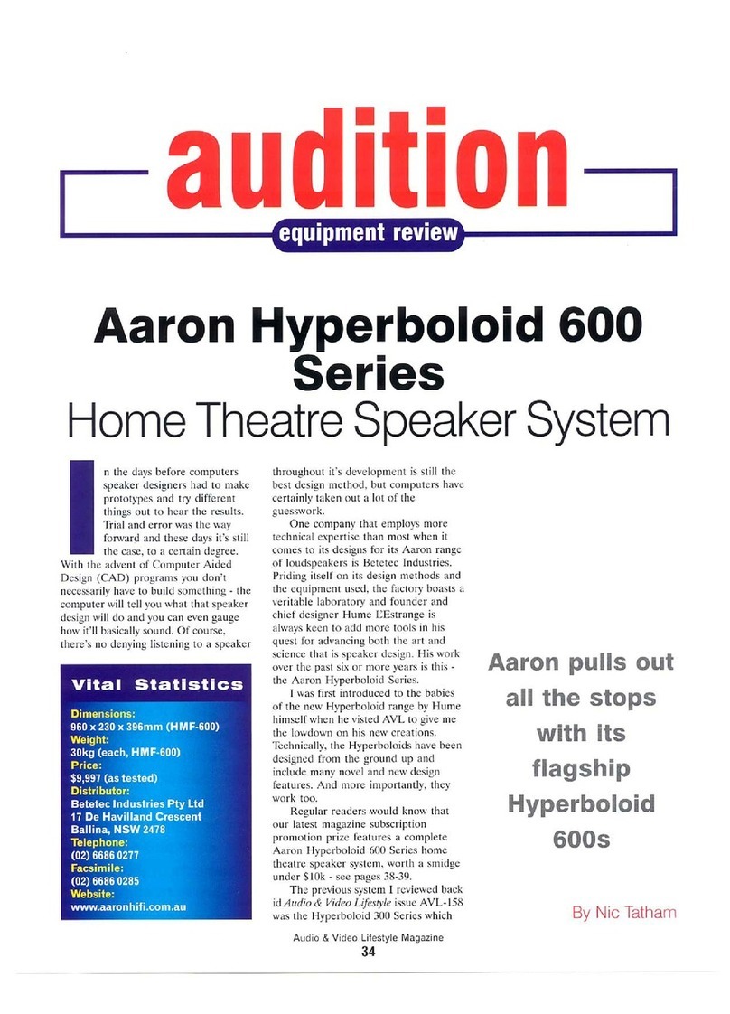 Aaron HCC-600 brochure