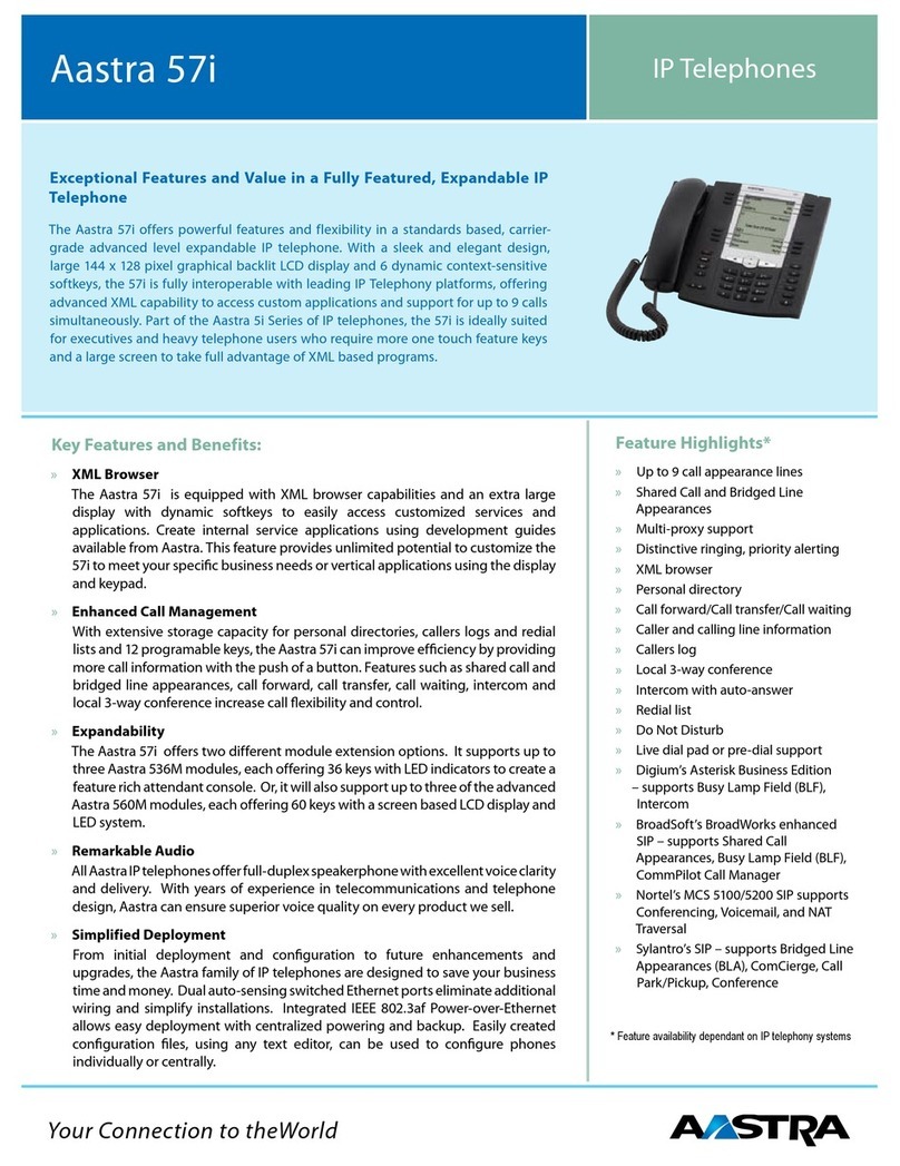 Aastra 57i User manual