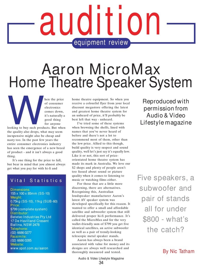 Aaron Micromax User manual