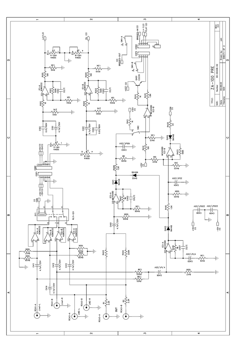 Aaron ZA-100 Schematic diagram