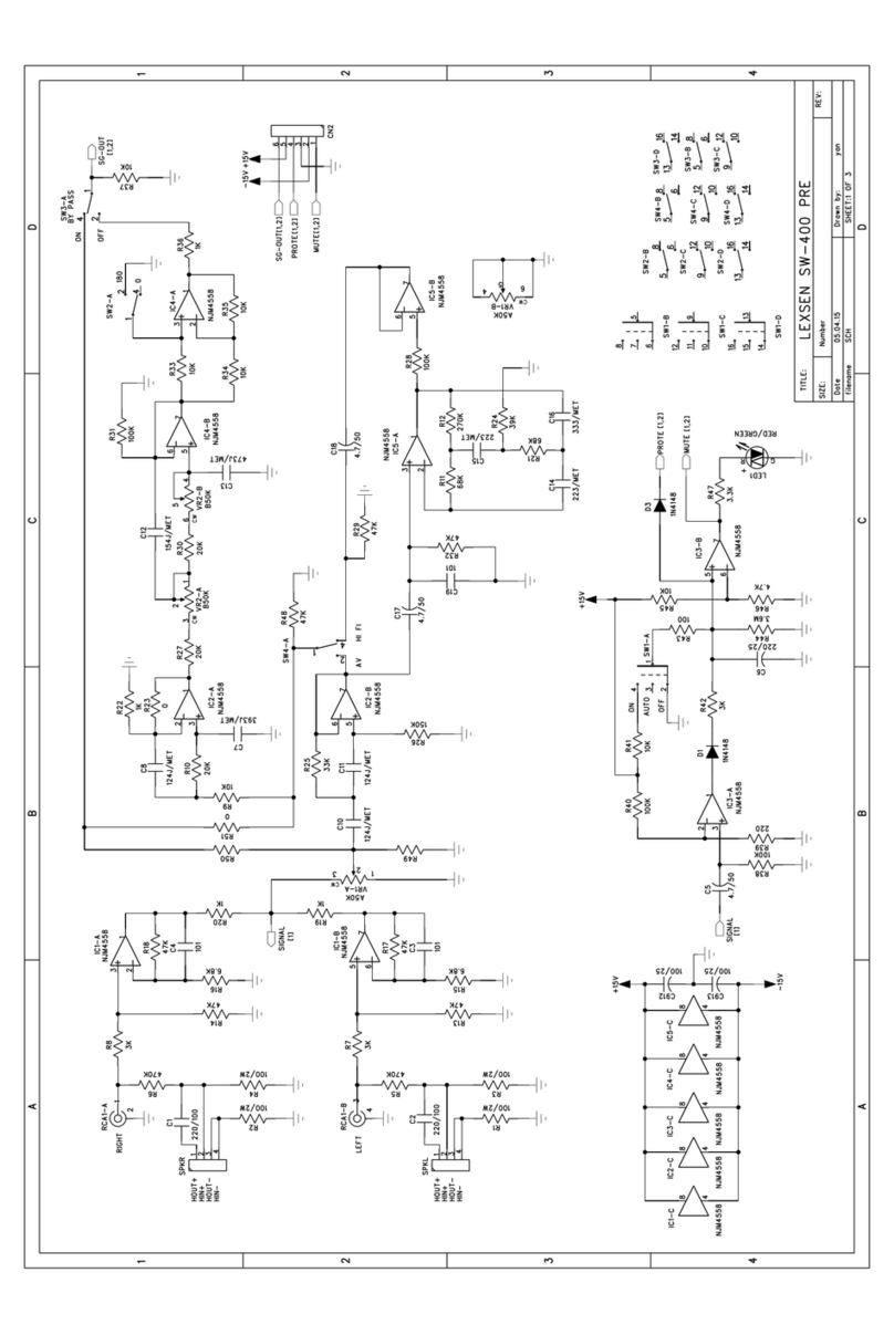 Aaron SW-400 Mark II Circuit diagrams