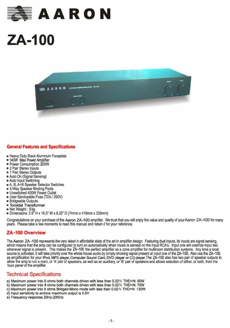 Aaron ZA-100 user guide