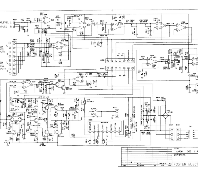 Aaron SUB-60 Mark I Circuit diagrams