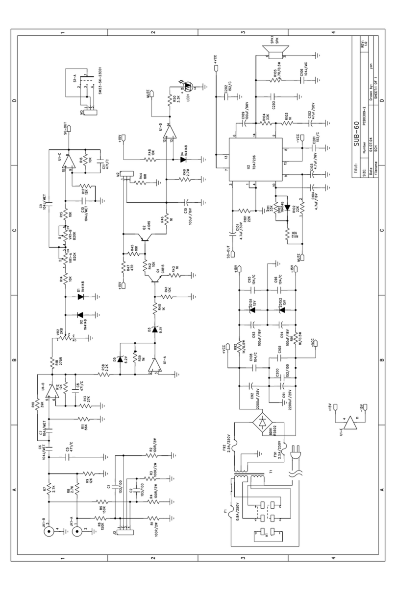 Aaron SUB-60 Mark III Circuit diagrams