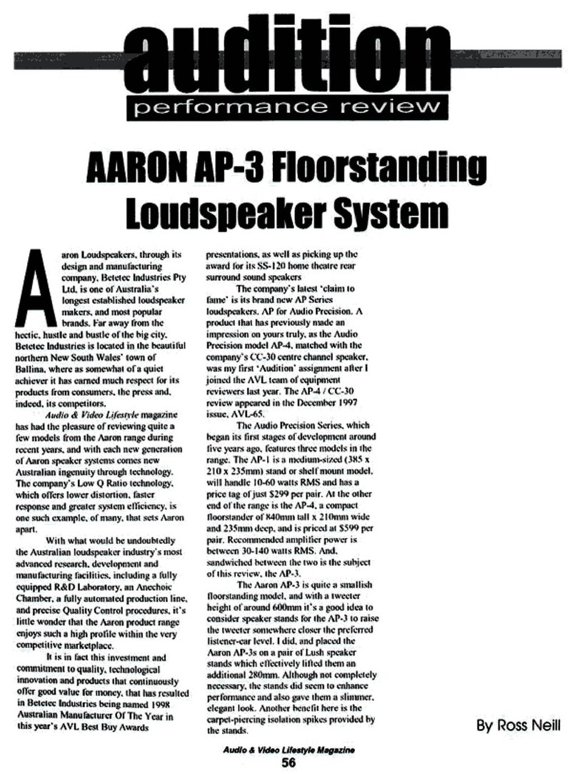 Aaron AP-3 Brochure & specs