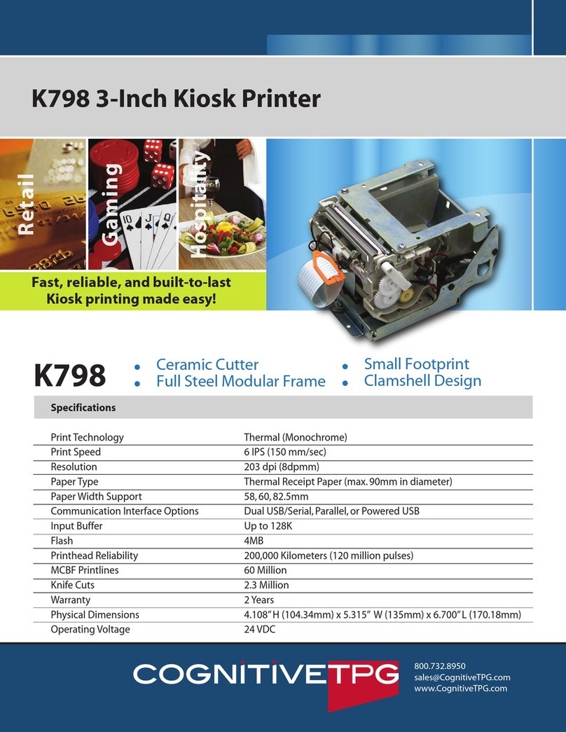 CognitiveTPG K798 User manual
