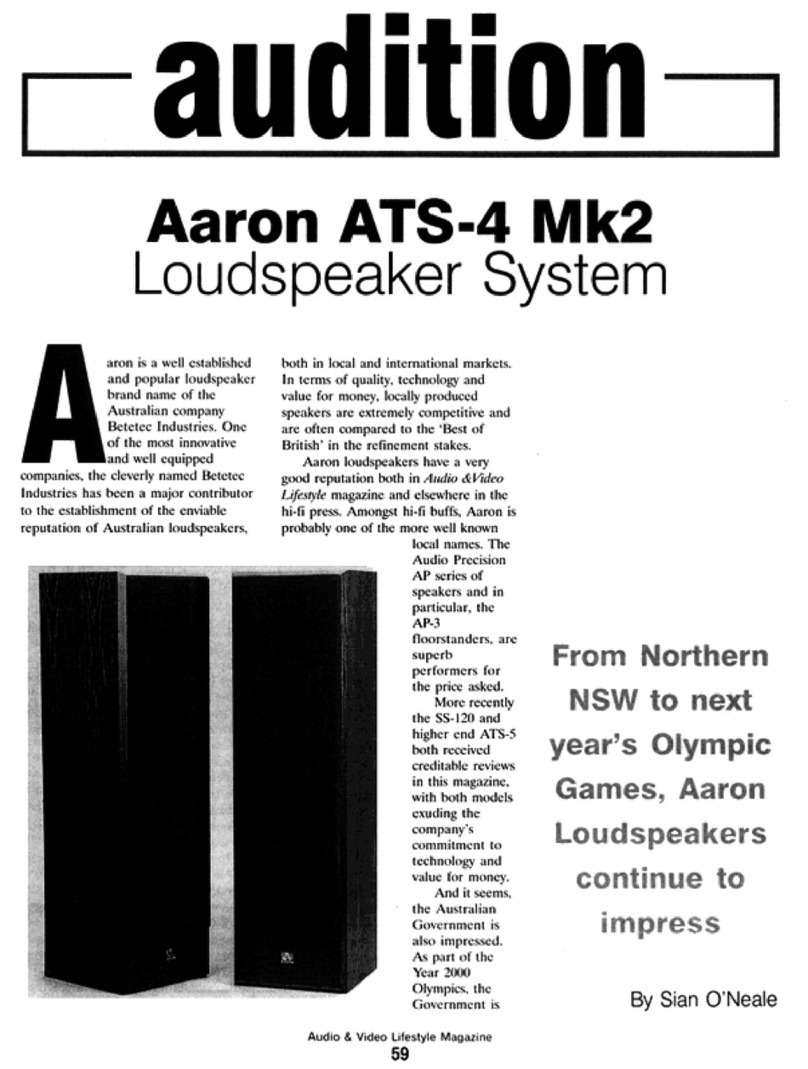 Aaron ATS-4 Mark II Brochure & specs