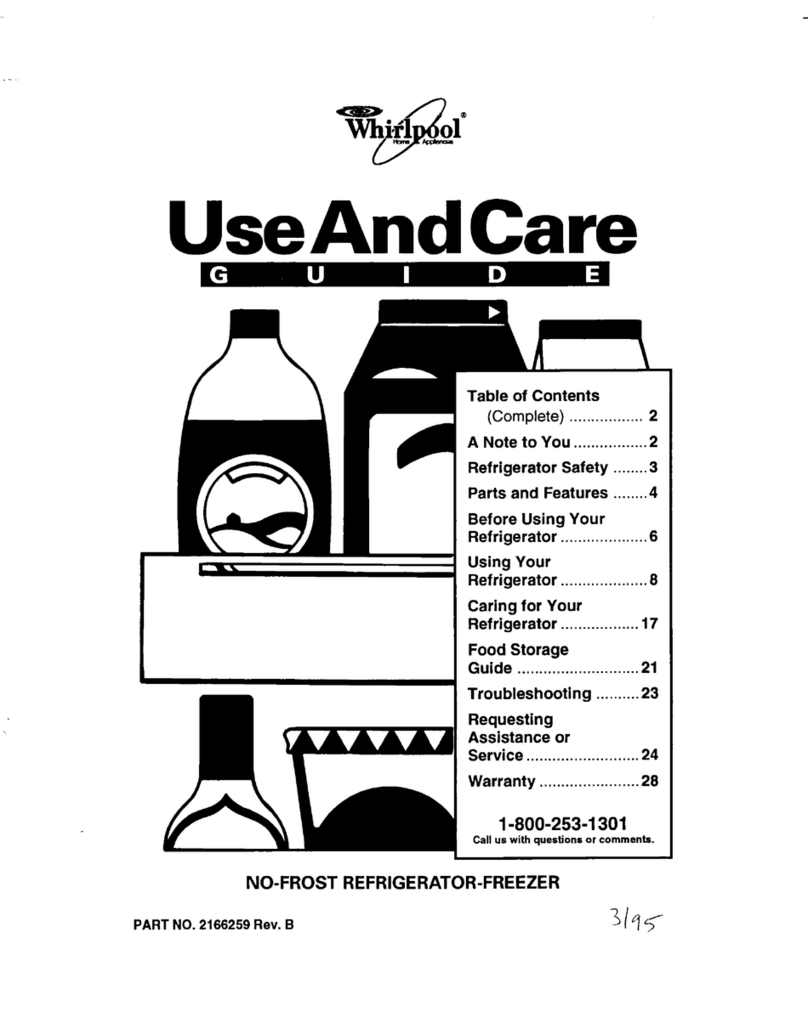Whirlpool ET14JMXBN00 Use and care guide