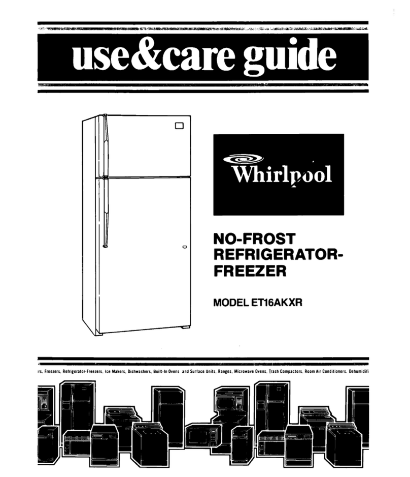 Whirlpool ET16AKXR User manual