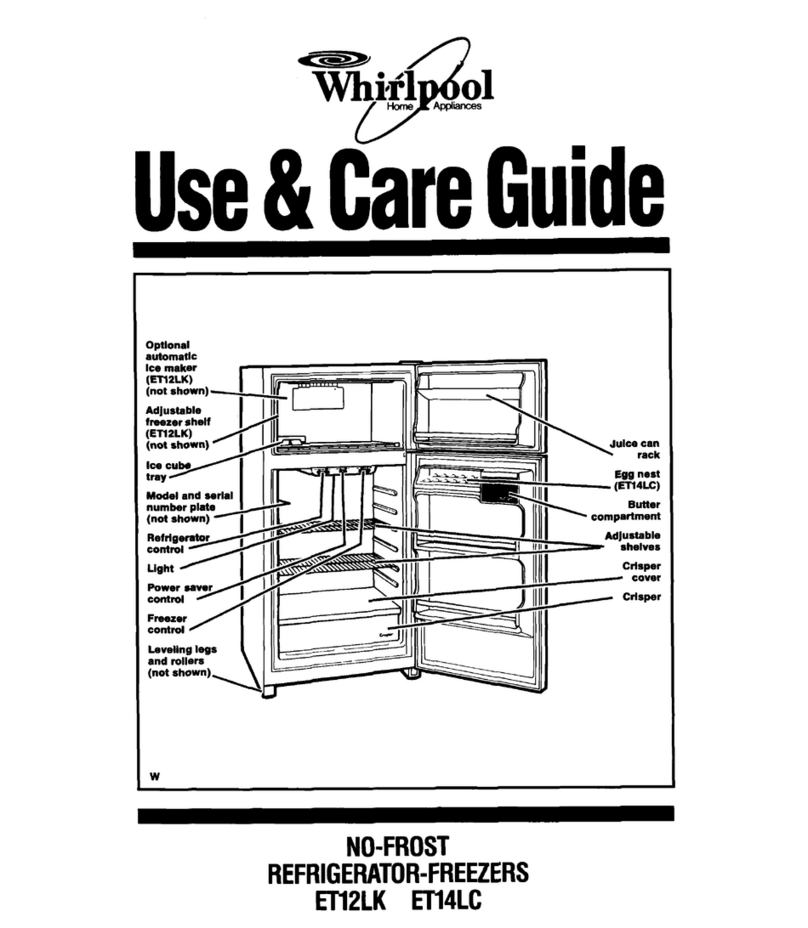 Whirlpool ET12LK User manual Whirlpool ET12LK User manual
