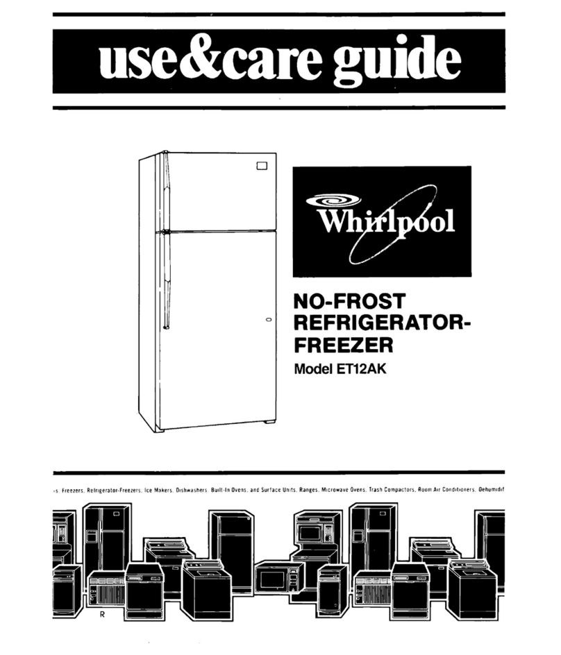 Whirlpool ET12AK User manual