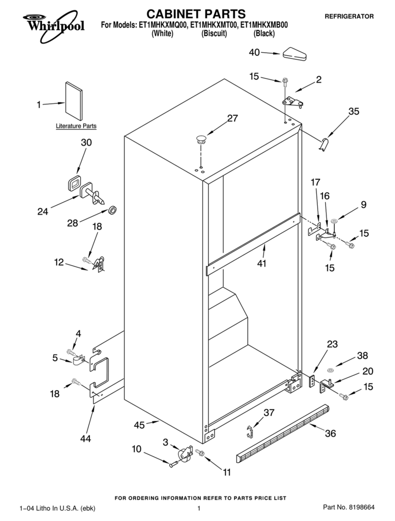 Whirlpool ET1MHKXMB00 parts list