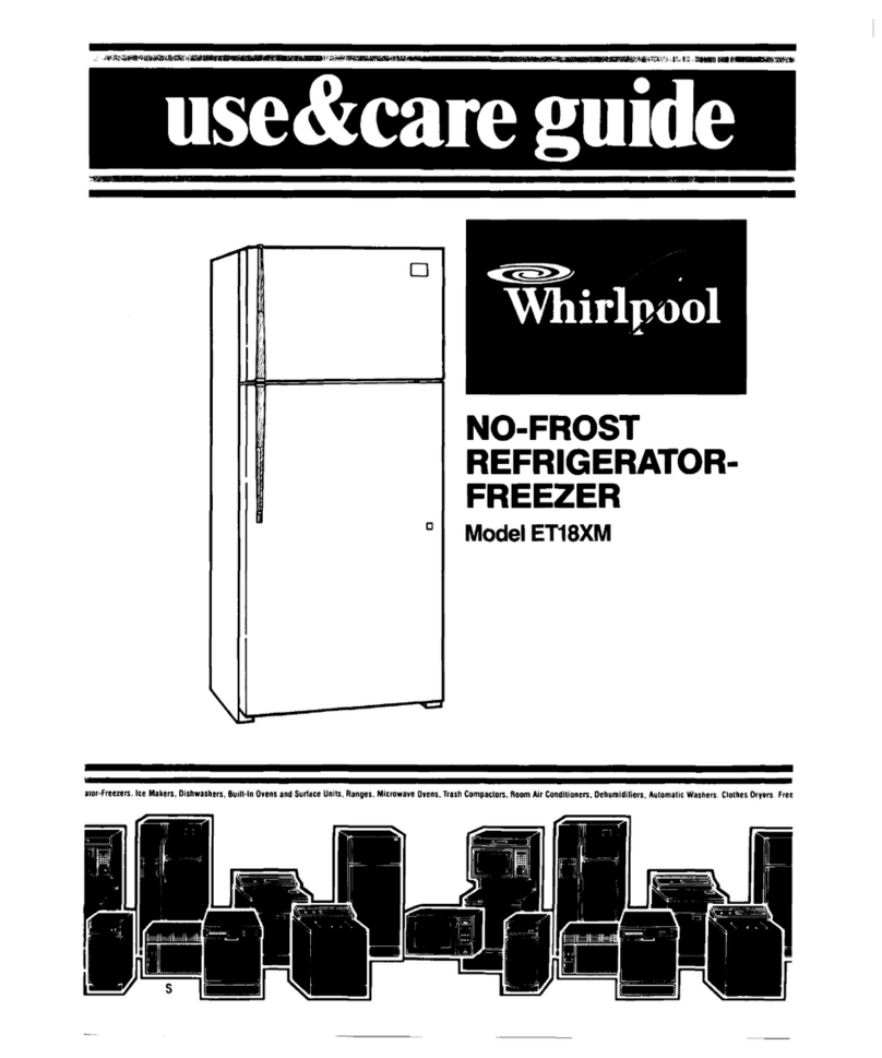 Whirlpool ET18XM User manual