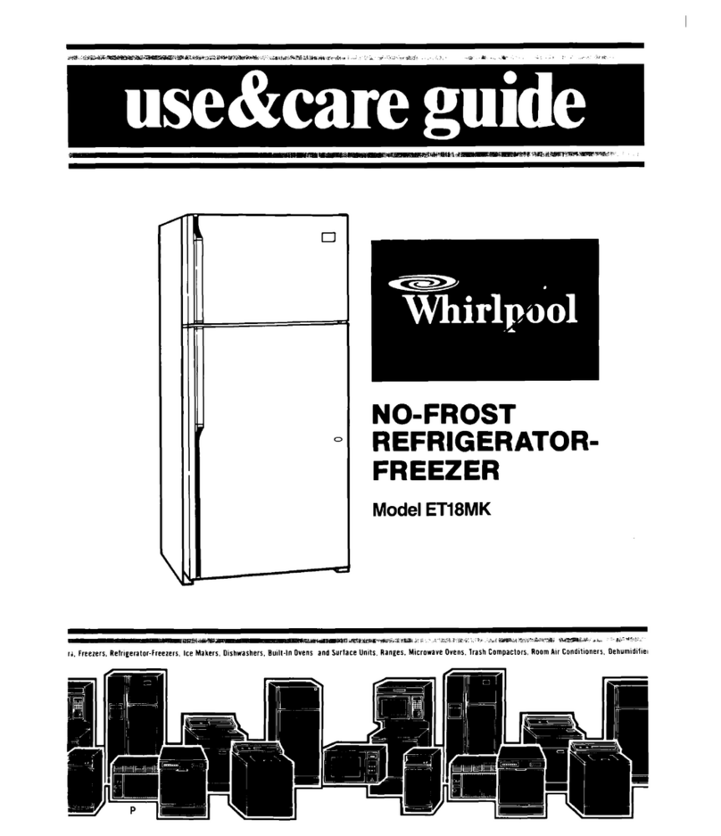Whirlpool ET18MK Use & care guide Whirlpool ET18MK Use & care guide