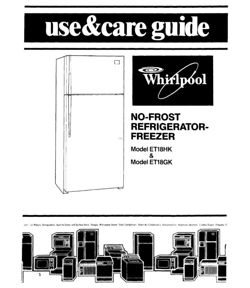 Whirlpool ET18HK User manual