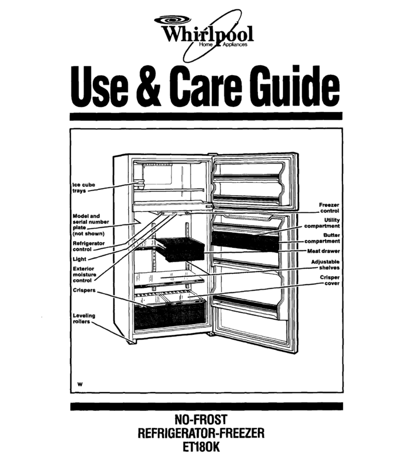Whirlpool ET180K Use & care guide