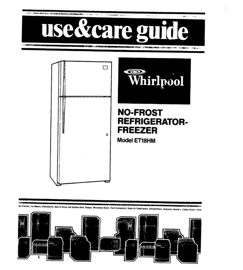 Whirlpool ET18HM Use & care guide