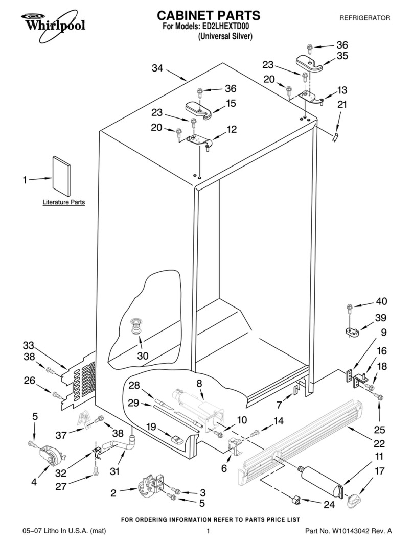 Whirlpool ED2LHEXTD00 User manual
