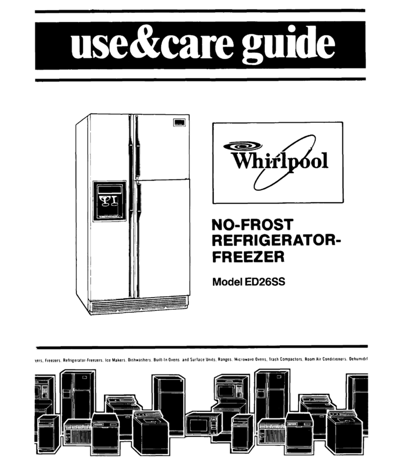 Whirlpool ED26SS Use & care guide Whirlpool ED26SS Use & care guide