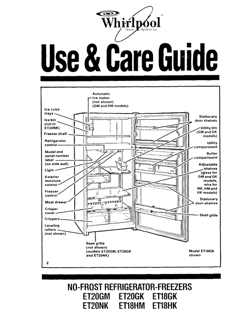 Whirlpool EM8GK Use & care guide