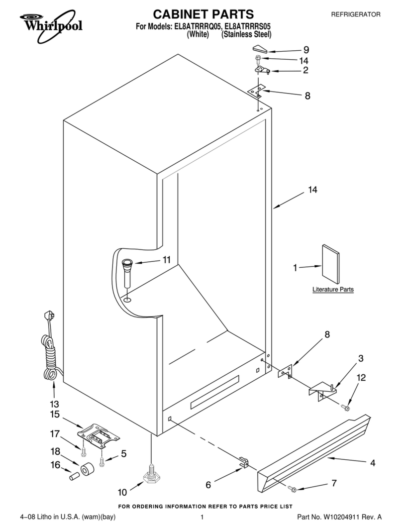 Whirlpool EL8ATRRRQ05 User manual