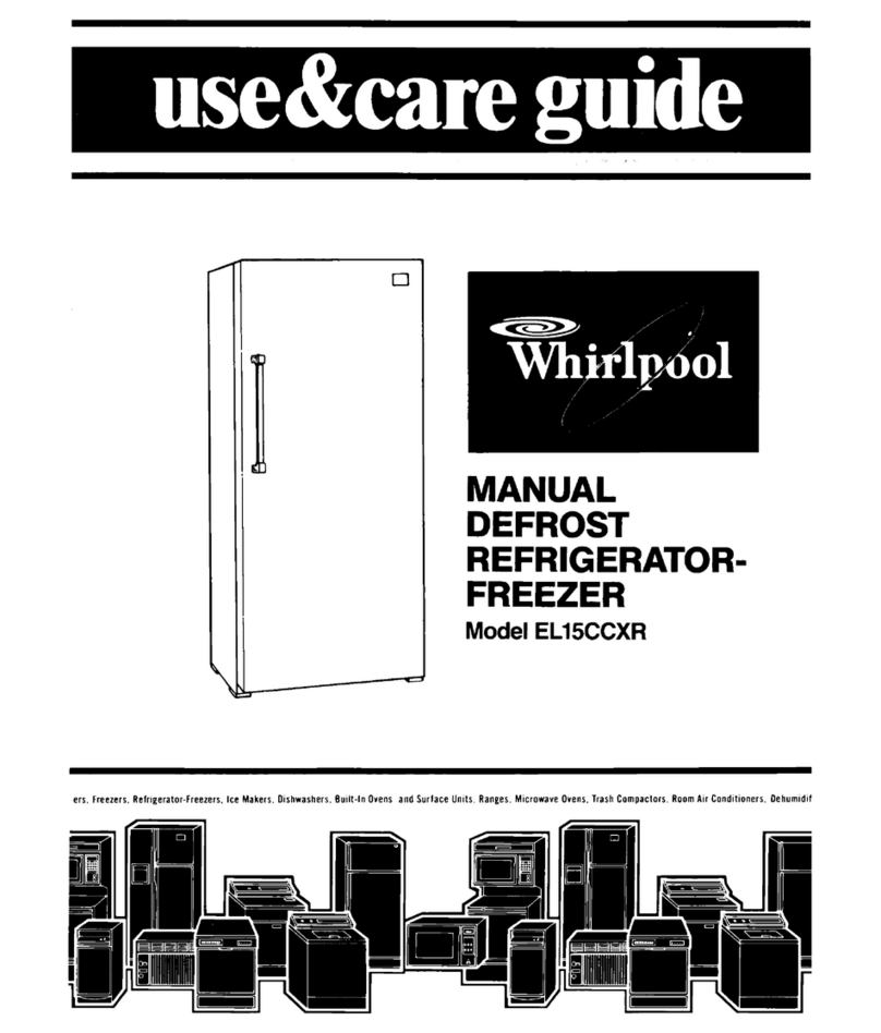Whirlpool ELl5CCXR Use and care guide