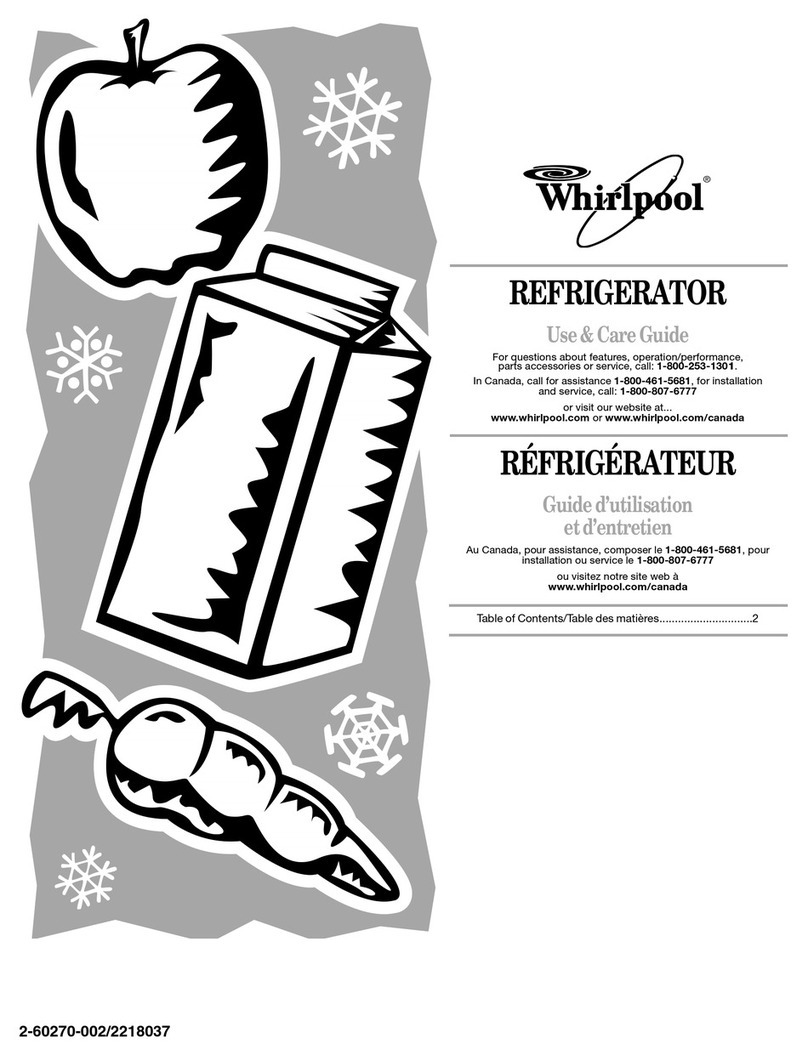 Whirlpool EL7ATRRKB00 Use & care guide