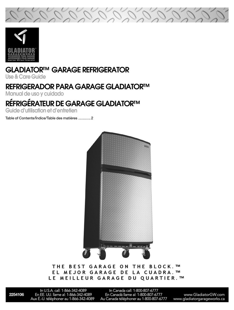 Whirlpool GARF19XXPK00 User manual
