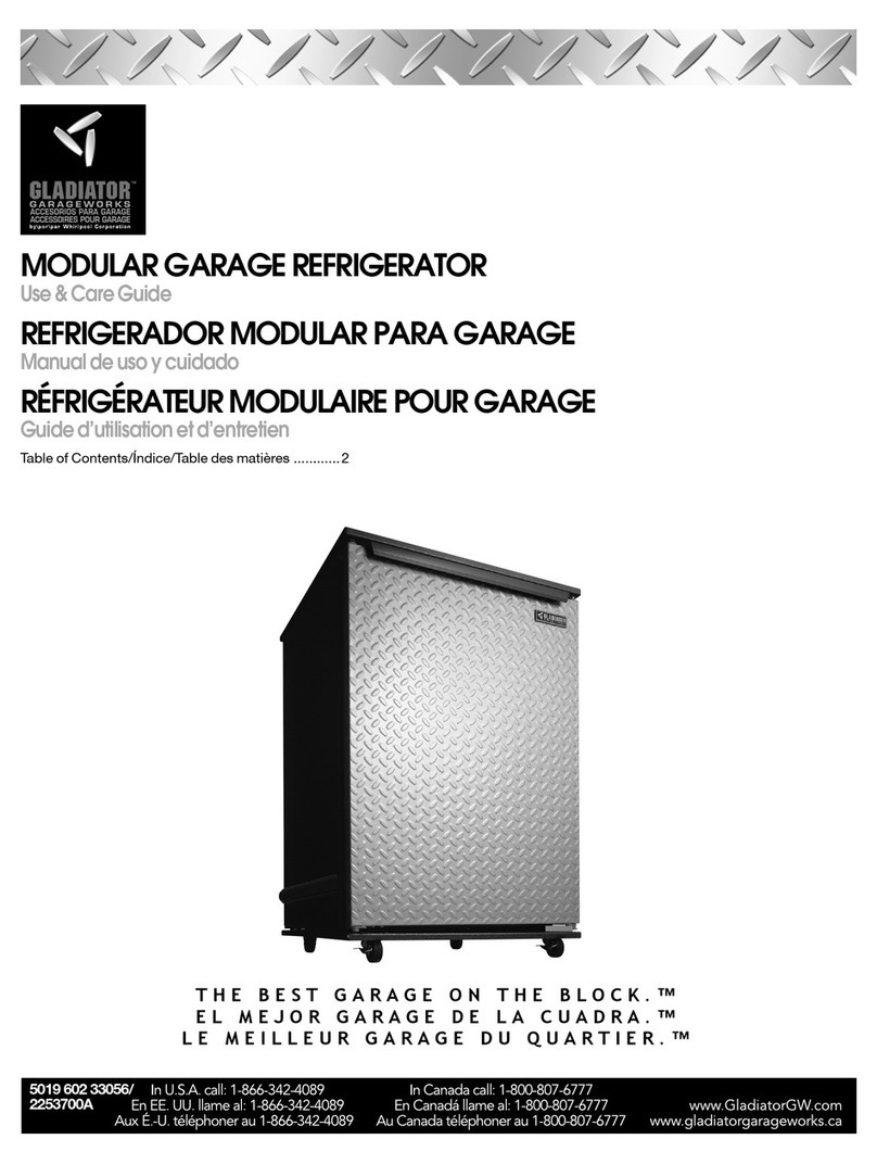 Whirlpool GARF06XXMG00 User manual