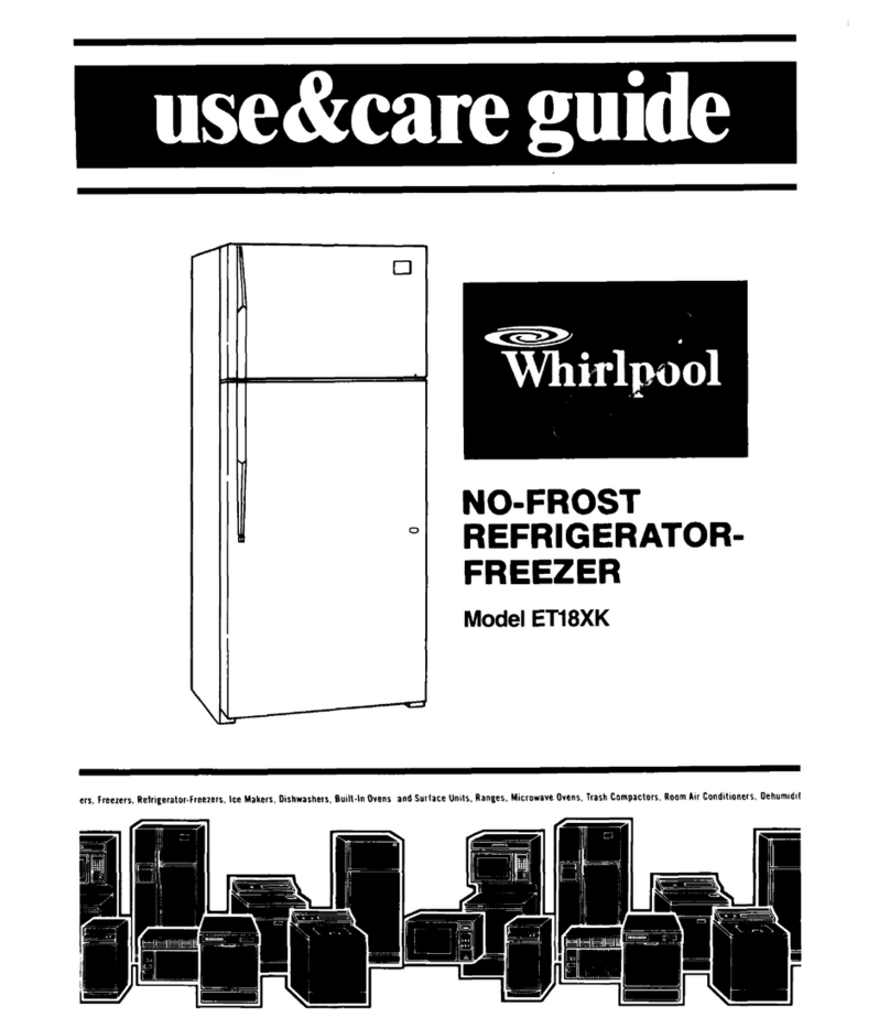 Whirlpool ETl8XK Use & care guide