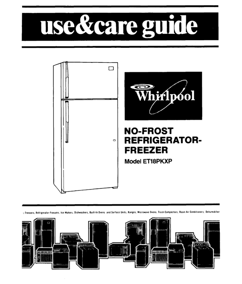Whirlpool ETl8PKXP Use & care guide