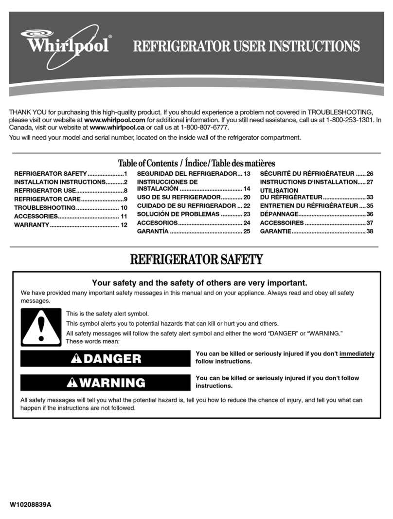Whirlpool GR2FHMXV User instructions