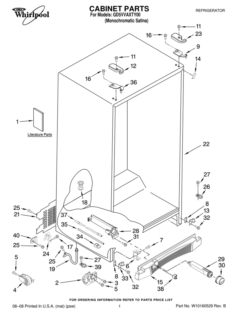 Whirlpool GD5VVAXTY00 User manual