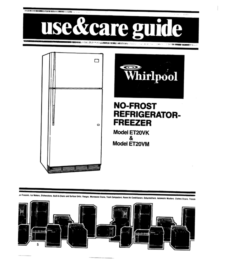 Whirlpool ET20VM Use & care guide