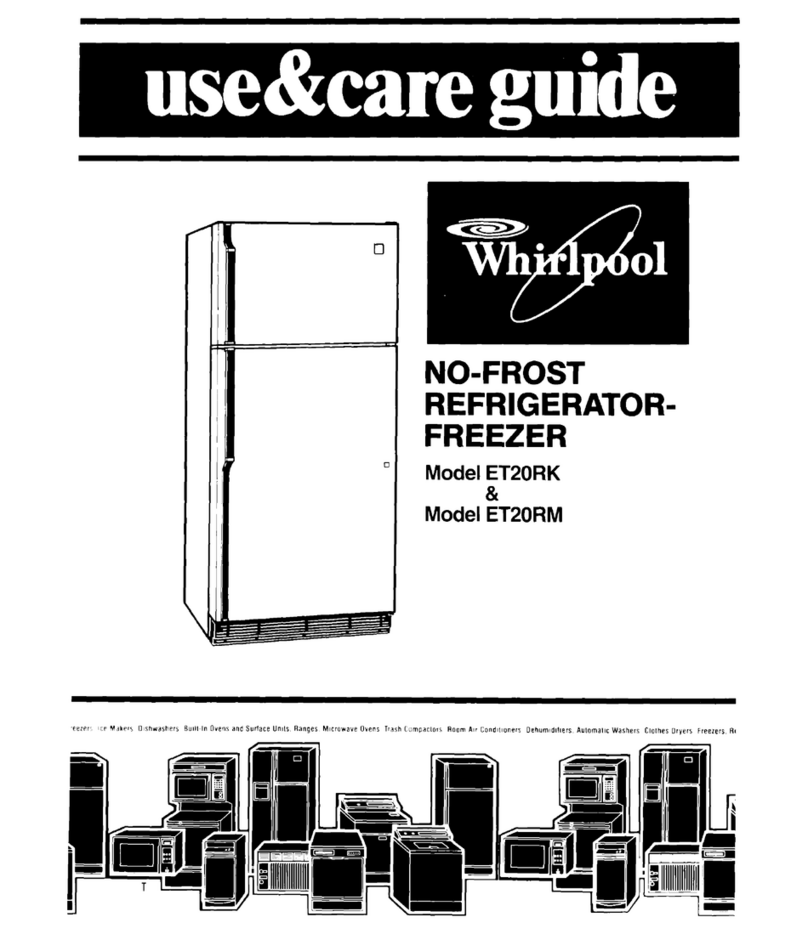 Whirlpool ET20RM Use & care guide