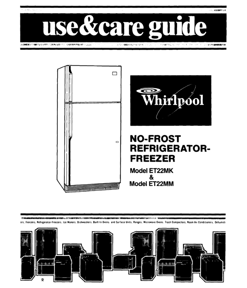 Whirlpool ET22MM User manual