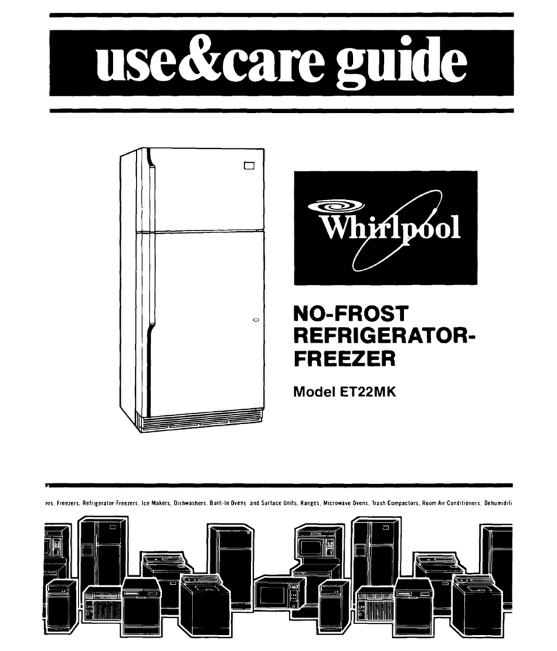 Whirlpool ET22MK User manual