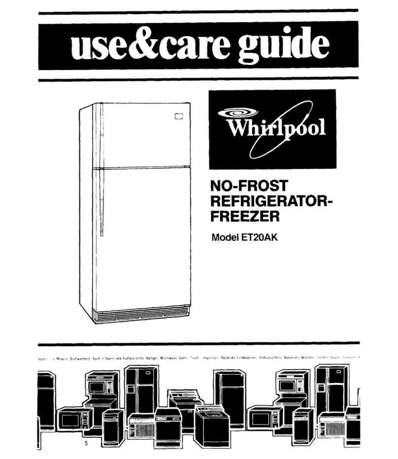 Whirlpool ET20AK User manual