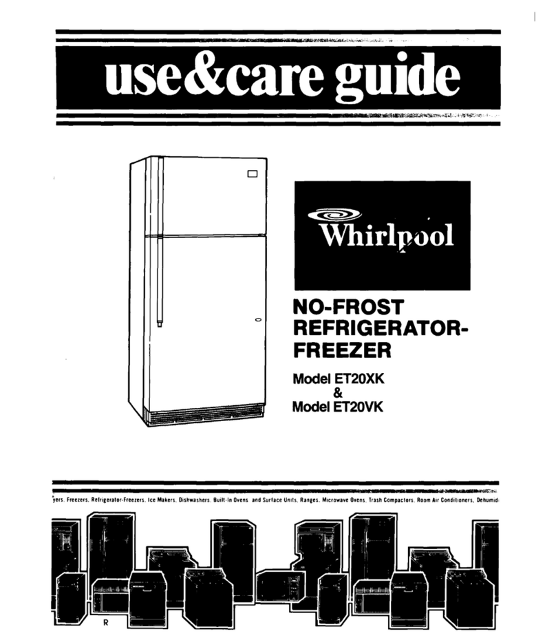 Whirlpool ET20VK Use & care guide