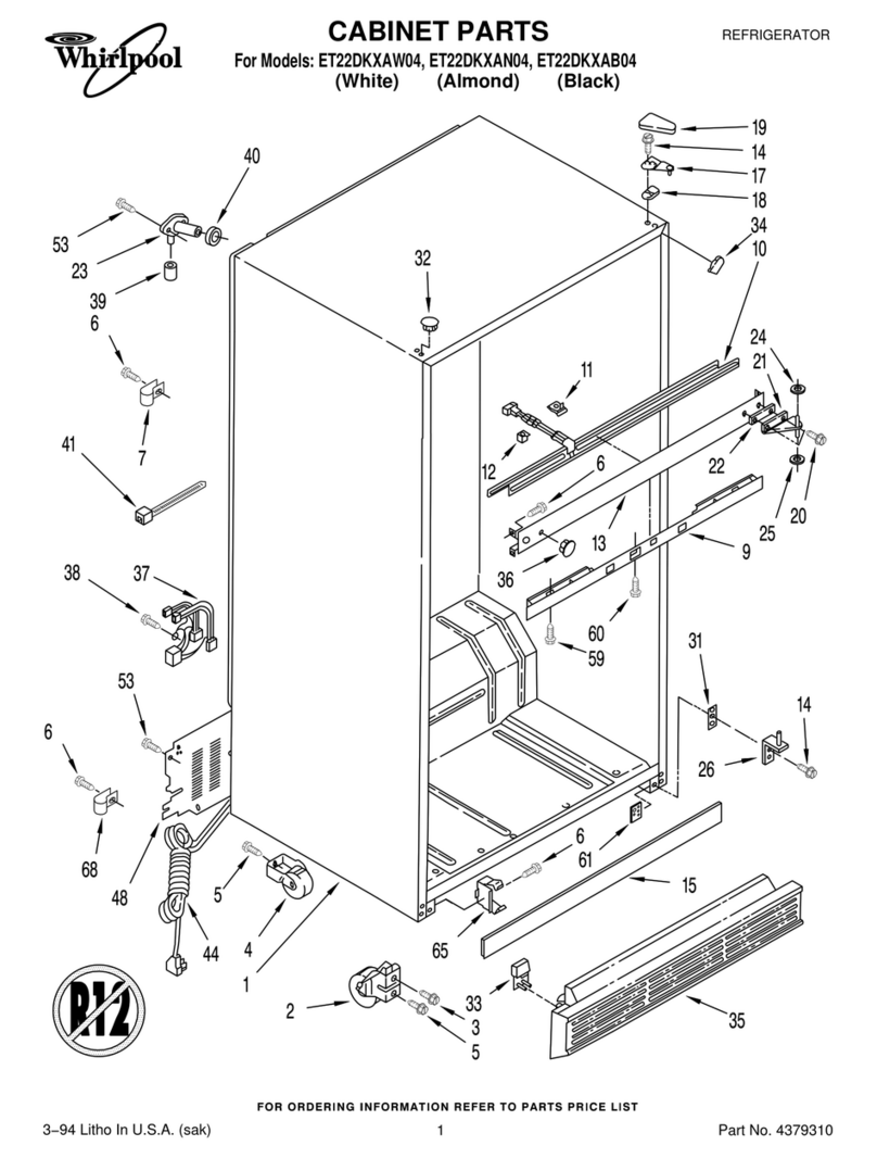 Whirlpool ET22DKXAB04 User manual