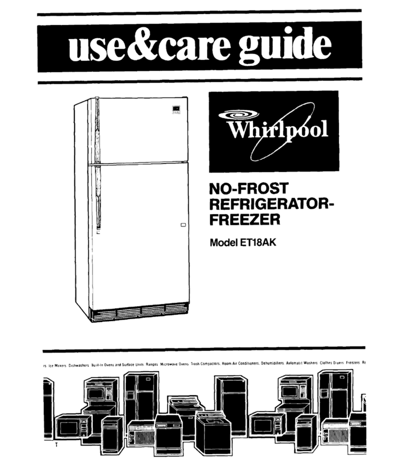 Whirlpool ETl8AK Use & care guide