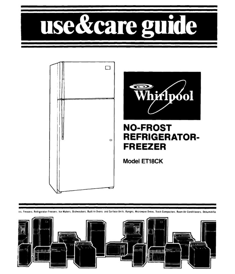 Whirlpool ETl8CK Use and care guide