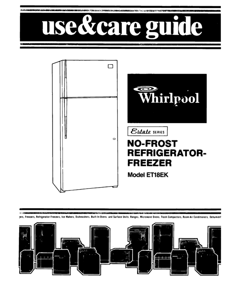 Whirlpool ETl8EK Use & care guide