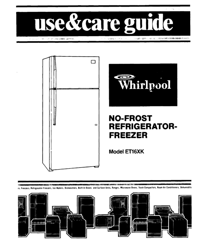 Whirlpool ETl6XK Use and care guide