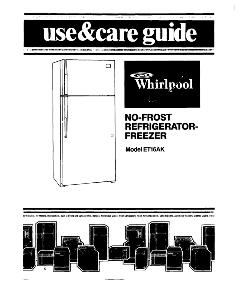 Whirlpool ETl6AK Use and care guide