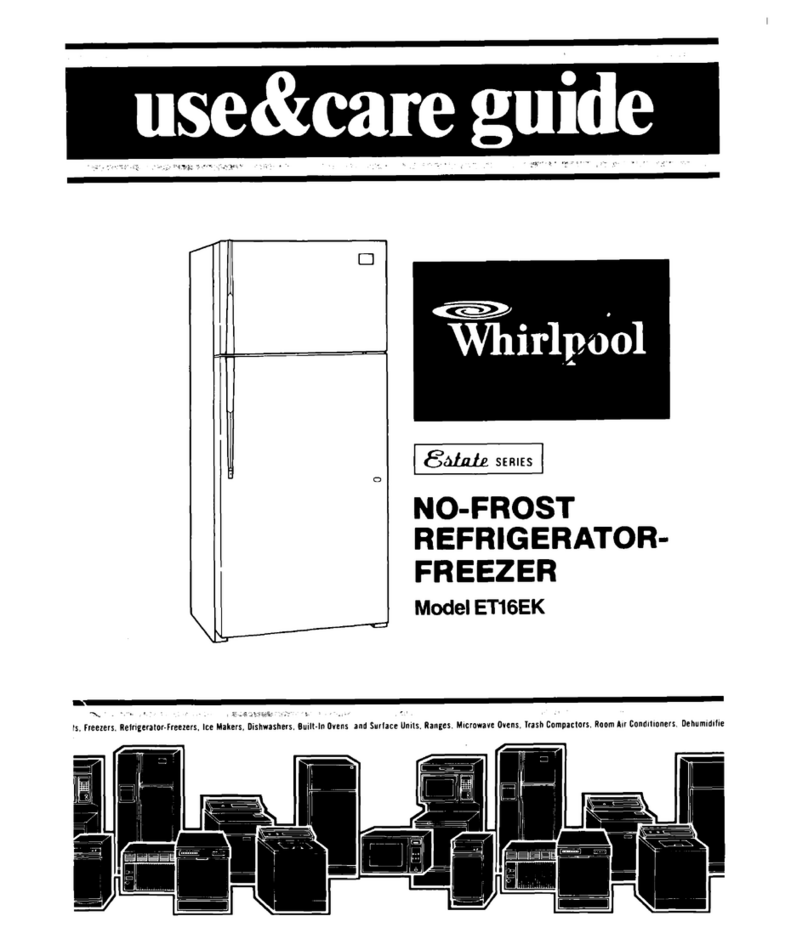 Whirlpool ETIGEK Use & care guide